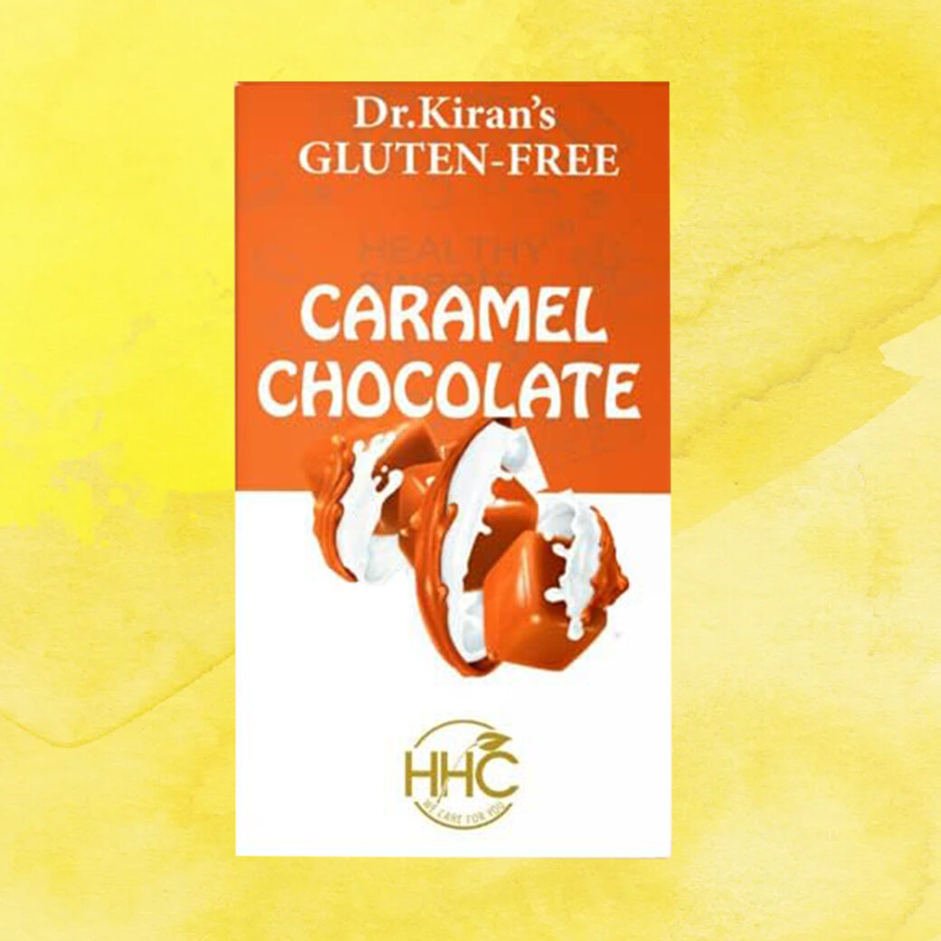 Dr. Kiran's Gluten Free Chocolate Combo Pack of 2 (50x2=100gm) | Caramel Chocolate  | Gluten Free Chocolate | HHC Delicious Chocolate for Birthday, Party, Anniversary