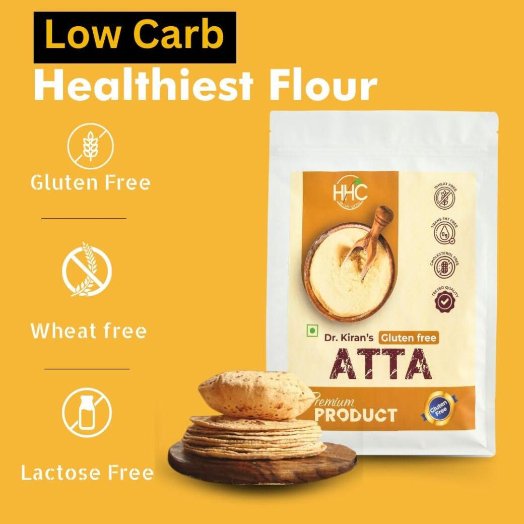 Dr.Kiran's Gluten Free Combo Aata and Besan (Each pack 900 gram) - Image 6