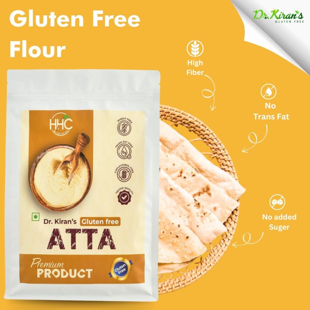 Dr.Kiran's Gluten Free Combo Aata and Besan (Each pack 900 gram) - Image 7